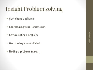 Insight Problem Solving (1) (1) | PPTX