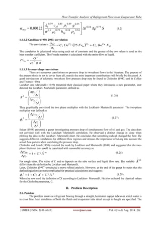 Heat Transfer Analysis of Refrigerant Flow in an Evaporator Tube | PDF