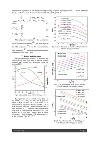 Thermodynamic Analysis of a Cascade Refrigeration System Based On ...