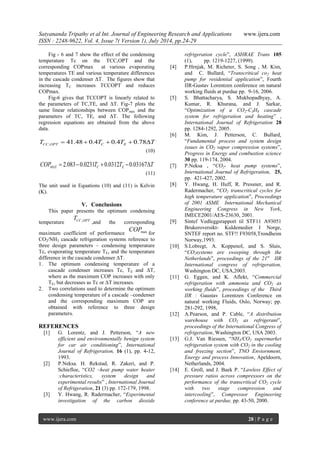 Thermodynamic Analysis of a Cascade Refrigeration System Based On ...