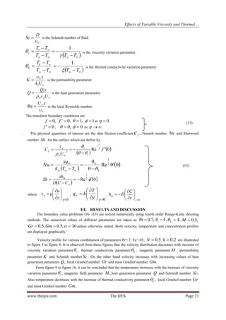 Effects of Variable Viscosity and Thermal Conductivity on MHD free ...
