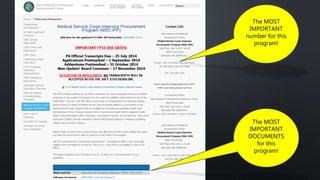 The MOST
IMPORTANT
number for this
program!
The MOST
IMPORTANT
DOCUMENTS
for this
program!
 