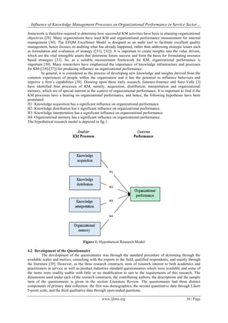Influence of Knowledge Management Processes on Organizational ...