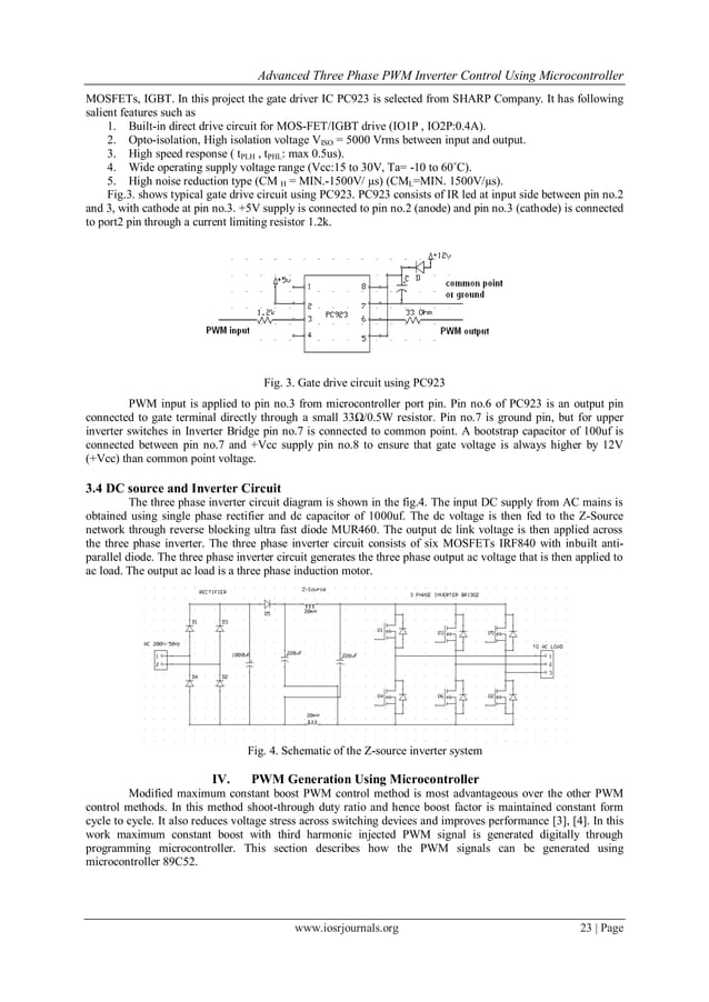 Advanced Three Phase PWM Inverter Control Using Microcontroller | PDF