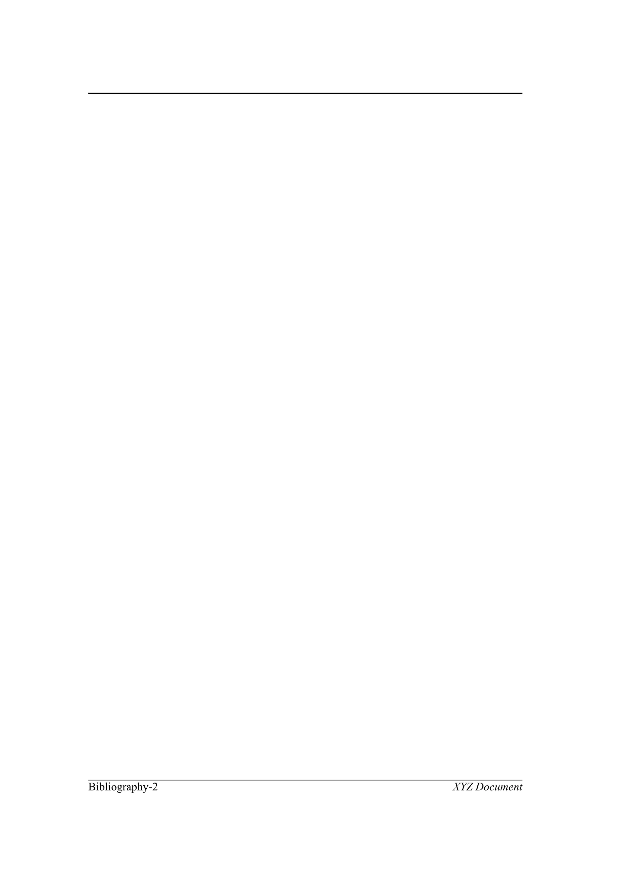 Bibliography-2 XYZ Document
 
