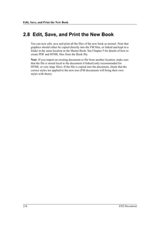 FrameMaker StyleFile Template | PDF