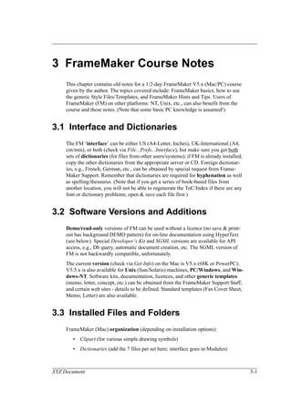 FrameMaker StyleFile Template | PDF