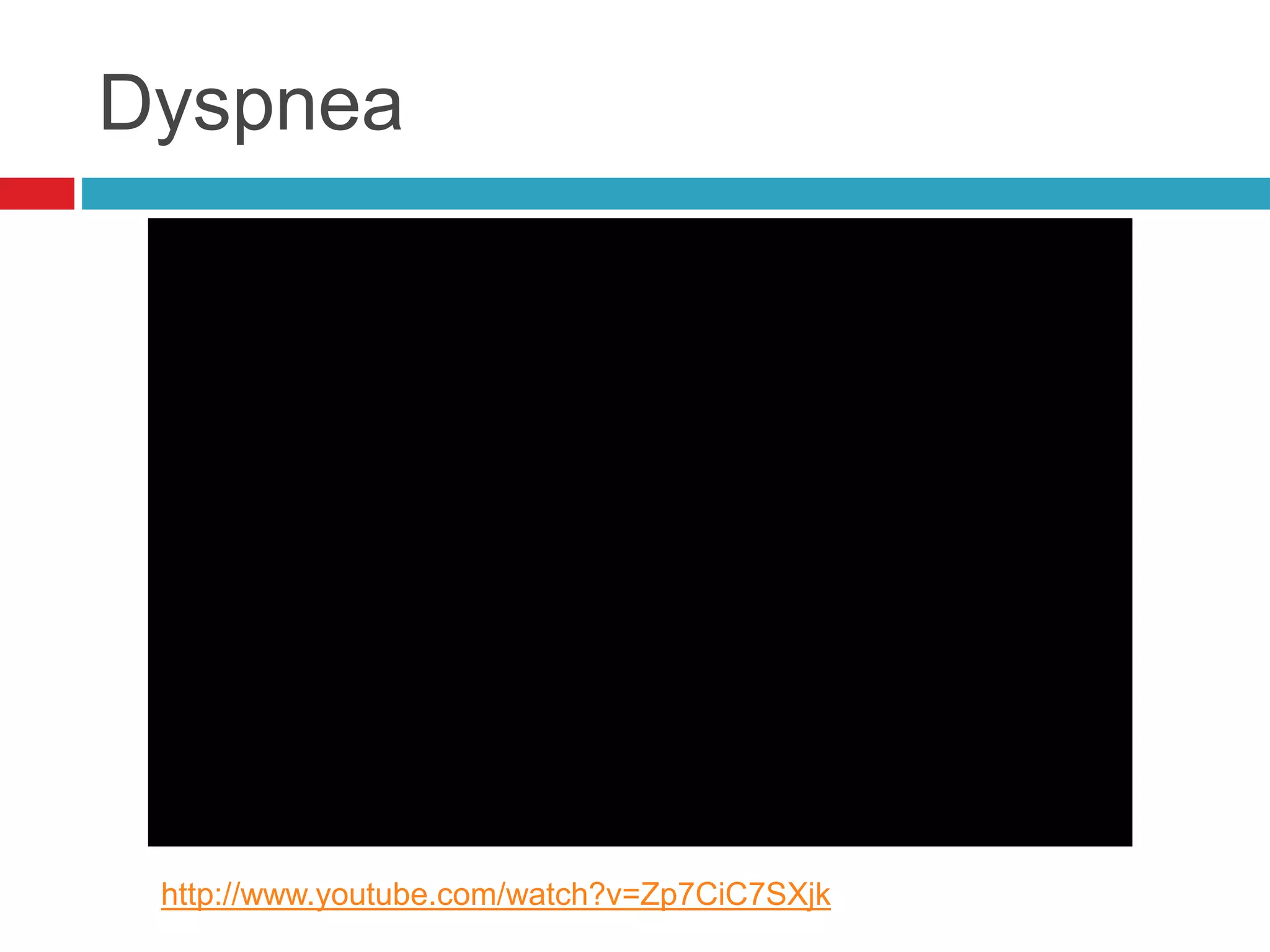 Dyspnea
http://www.youtube.com/watch?v=Zp7CiC7SXjk
 