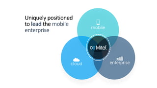 Uniquely positioned
to lead the mobile
enterprise
 