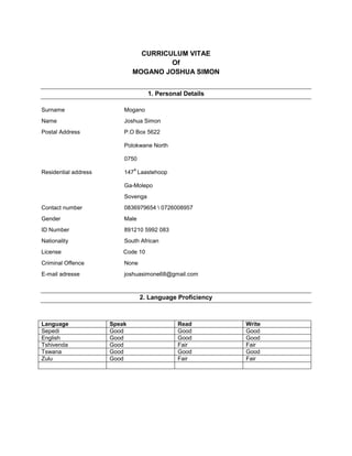 Simon_CV_word | PDF