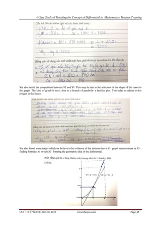 A Case Study of Teaching the Concept of Differential in Mathematics ...