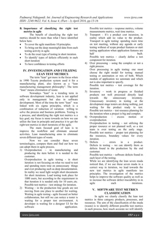 Introduction to Investigation And Utilizing Lean Test Metrics In Agile ...