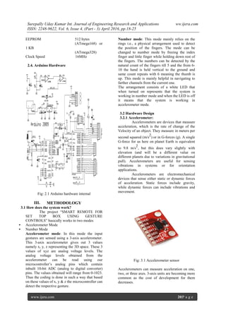 Smart Remote for the Setup Box Using Gesture Control | PDF