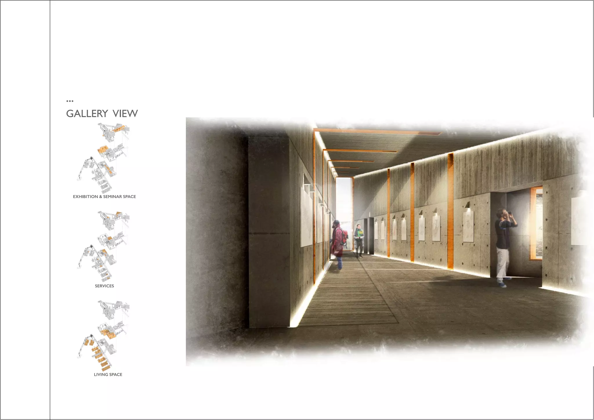 ...
GALLERY VIEW
EXHIBITION & SEMINAR SPACE
SERVICES
LIVING SPACE
 