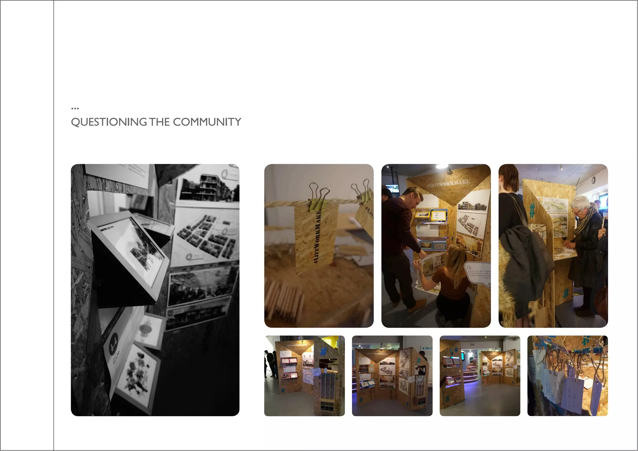 ...
QUESTIONINGTHE COMMUNITY
 