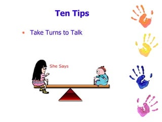 Ten Tips Take Turns to Talk 