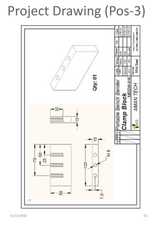 Project Drawing (Pos-3)
11/12/2016 13
 