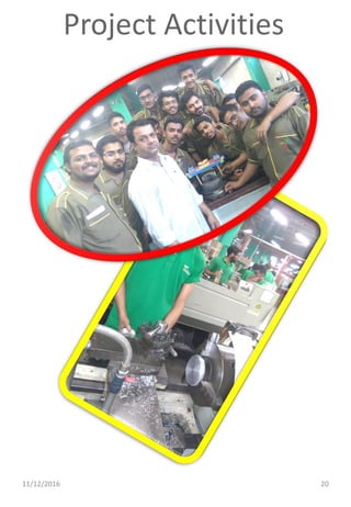 Project Activities
11/12/2016 20
 