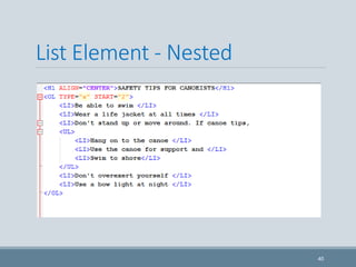 List Element - Nested
40
 