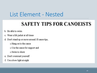 List Element - Nested
41
 