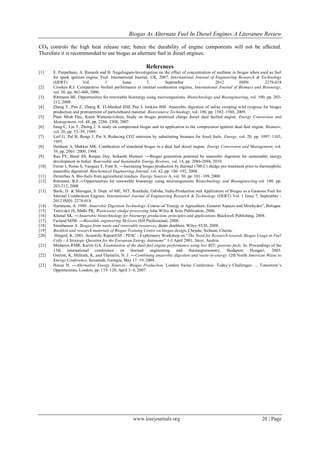 Biogas as Alternate Fuel in Diesel Engines: A Literature Review | PDF