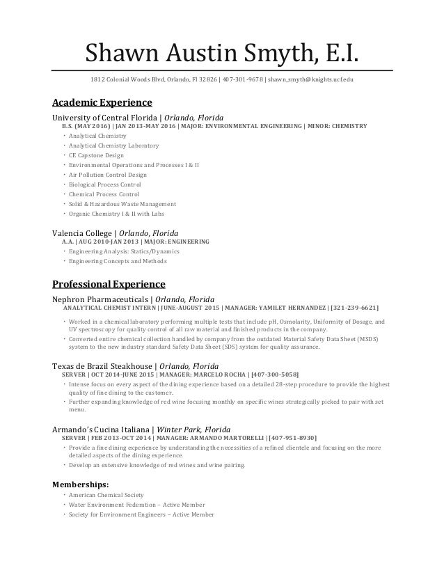 austin smyth resume