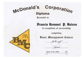 BMC Diploma