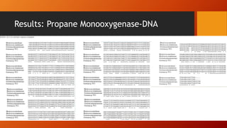 Results: Propane Monooxygenase-DNA
 