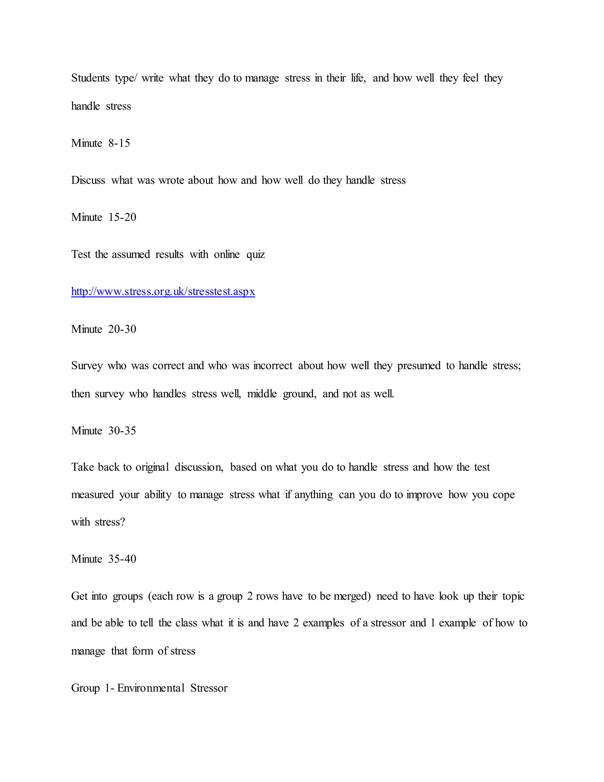 Stress lesson plan 1 | DOCX