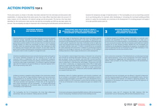 Three action points, as shown in the table, have been selected from the interviews and discussions with
stakeholders. In selecting these three action points, four major effects have been taken into account: (1)
value creation, (2) CO2
-reduction, (3) material savings and (4) job growth. The barriers that have been
identified for the construction chain and the role that the municipality can fulfil has also been taken into
account. The municipality can play an important role in directing the land allocation and the definition of
locations for temporary storage of materials (action 1). The municipality can act as a launching customer
via its purchasing policy, for example, when developing or renovating the municipal building portfolio
(action 2). Lastly, the municipality can contribute to the development of a building passport and apply it
to its own portfolio (action point 3).
ACTION POINTS TOP 3
3736
FACILITATING RESOURCE
AND MATERIAL STORAGE
STIMULATING HIGH-VALUE REUSE BY BEING A
LAUNCHING CUSTOMER AND CONTRIBUTING TO THE
DEVELOPMENT OF PROCUREMENT GUIDELINES.
BOOSTING MATERIAL PASSPORTS
AND CONTRIBUTING TO THE
DEVELOPMENT OF GUIDELINES.
Matching demand to the supply of building materials and resources requires
temporary storage, especially since the availability of large volumes of
materials often does not synchronise with demand. A possible role for the
government could be twofold. On the one hand, there is a need for physical
storage facilities, for which the municipality can play a role in allocating
locations. Given the expected volumes, locations near waterways are ideal
for replacing road transport with water transport. On the other hand, the
government can play a facilitating role in drawing up conditions that materials
will need to meet in order to qualify for storage and reuse.
In the early stages of development, high-value reuse of building materials
can be encouraged by the government in two ways. The government can
contribute to the development of procurement guidelines and building codes
in which specific requirements have been formulated aimed at high-value
reuse. Also, the government can play a role as launching customer for the use
of recycled materials. Every year, 1.5 billion is tendered by the municipality
for roads, waterways and construction. In addition to contributing to physical
locations for the storage of resources, an online platform for the trading of
building materials to match supply and demand is under development.
A materials passport for buildings captures information on materials used,
processes and possibilities for reuse. The Government can make sure a
(minimal version of a) material passport is recommended or made mandatory
for new construction projects. Also, the municipality could implement material
passports for its own property portfolio. Besides this, the municipality can
contribute to the development of guidelines for passports. An example of this
could be exploring how the use of passports can be made mandatory in real
estate development and the issue of plots of land.
Initiatives to establish physical resources banks have sprouted up throughout
the country. Individual companies are now starting to set up their own
resources banks in collaboration with up- and downstream companies.
Amsterdam can facilitate innovation by creating a material repository that is
backed by a wide range of stakeholders. This ambition’s logistical challenges
align with the initiative to the give the Westas an important logistical role in
the circular economy. (ALB, 2015)
The municipality’s material department plays an important role, and parties
that innovate by reclaiming high-quality materials, such as Stonecycling, are
also key players. Struyk, for example, uses end-of-life concrete pavement.
The municipality can bring these like-minded parties together and encourage
them to experiment in extending their technologies. Furthermore, this links
to CO Green in Slotervaart, an ongoing project where 95% of high-quality
material is reused locally after demolition. In addition, it is connected to Cirkel
Stad Amsterdam where local projects in the field of circular construction,
renovation and demolition are realised and, where possible, additional jobs
are created (Cirkel Stad, 2015).
Some construction companies in The Netherlands are currently experimenting
with material passports. In the vicinity of Amsterdam, Park 20/20, realised by
Delta Development, Reggeborgh and VolkerWessels, is a great example. In
addition, these principles are most likely implemented in the Buiksloterham
area as well.
A follow-up analysis is needed to study changes in the construction material
flows in the city, both for large demolition projects and new construction.
Complemented by city planning expertise, this analysis forms the input
required for assigning locations for the (temporary) storage of resources.
The actual operation and organisation of these sites can be organised by
both market participants and the municipality - or through public-private
partnerships. Depending on the direction taken, the precise role of the
municipality is to be determined.
Developing criteria for building regulations and ensuring compliance calls
for an increase in commitment. The municipality could possibly co-invest in
new processing technologies via the AKEF or a circular development fund. A
possible condition for this contribution could be that the activities are based
in the city of Amsterdam so that any employment gains are realised in the
city.
Involvement from the municipality and city officials is required to determine
how the materials passport for buildings can be embedded in policy. Services
like those offered by the Kadaster are needed in registering passports. The
introduction of the passport also requires investment into the expansion of
registration systems.
The municipality, the Port of Amsterdam, the Cirkel Stad collaborative
partnership, “start-up in residence”, Westas partners and AEB.
Construction and waste companies like BAM, Heijmans, AEB, Van Gansewinkel,
Icova en Stonecycling, Cirkelstad and Dutch Green Building Councel.
Construction, waste and ICT companies like BAM, Heijmans, AEB, Van
Gansewinkel, Icova en Stonecycling, IBM and Delta Development Group.
1 2 3
CONNECTION
FORPROJECTS
INVESTMENTS
ANDRESULTS
STAKE-
HOLDERS
 