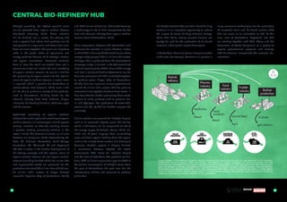52 53
Pharma
industry
food
products
animal feed biofuels
Agro
Retail
gas stations
Retail
medicines
Biohub
refinery
Food
industry
Fodder
industry Biofuel
production
Through cascading, the highest possible value
can be extracted from organic residual streams
(Bio-based Economy, 2015). These activities
will be bundled into a central bio-refinery hub
and a logistics hub where bulk products can be
transported on a large scale, and where local small
flows can come together. The port is an important
node in the global trade of agricultural and
energy products because of its strategic location
and logistic connections. Processed materials
from all over the world are traded here, and a
processing cluster will enable the local marketing
of organic residual streams. To realise a hub for
the processing of organic waste and the optimal
reuse of organic residual streams, a certain scale
is required, which is possible for Amsterdam to
achieve (Green Raw Materials, 2014). Such a hub
will be able to produce a variety of bio-products,
such as biomaterials, building blocks for the
chemical industry, food, feed, biodiesel, biogas,
lubricants, bio-based paint and oil, fertilisers, algae
and bio-aromas.
Optimised cascading of organic residual
streams To enable optimised cascading of organic
residual streams, it is necessary to link and upscale
existing initiatives so that the resulting volume
is greater. Existing pioneering activities in the
region include the Greenmills-cluster, an alliance
between six companies (Noba Vetveredeling BV,
Rotie BV, Biodiesel Amsterdam, Tank Storage
Amsterdam BV, Chaincraft BV and Orgaworld
BV) that is active in the further development of
bio-refinery concepts and the optimal reuse of
organic residual streams. On-site organic residual
streams (including finished edible fat, animal fats
and supermarket waste) are processed for the
production of almost 300 million litres of biodiesel,
25 million cubic metres of biogas through
anaerobic digestion (City of Amsterdam, 2015b)
Bio-basedmaterialsTheuseofbio-basedbuilding
materials is an important opportunity to reduce
the impact of scarce building materials (Ecorys,
2014; EMF, 2015). Locally sourced biomass can
(partly) be used for the production of bio-based
materials, reducing the impact of transport.
In Amsterdam, there are several companies active
in this area. For example, Avantium is a pioneer in
using conversion technologies for the production
of renewable fuels and bio-based plastics (PEF)
that can serve as an alternative to PET. At this
time, Port of Amsterdam, Orgaworld and AEB
are working together with TNO, Attero and the
Association of Waste Companies on a project to
replace petrochemical polymers and coatings
with bio-chemical components (for example, bio-
aromatics).
and 5000 tonnes of fertiliser. Chaincraft develops
a technology on-site to distil components for the
food and chemical industry from organic residual
streams (Port of Amsterdam, 2014).
Close cooperation between AEB Amsterdam and
Waternet has resulted in a joint industrial cluster
in which AEB is burning 80 thousand tonnes of dry
sewagesludgeperyear.The11millioncubicmetres
of biogas that is produced from the fermentation
of sewage sludge is burned in the CHP (combined
heat and power) plants of AEB. Some of the energy
and heat is delivered back to Waternet to use for
their own processes and 10% is used by OrangeGas
to produce green biogas (City of Amsterdam,
2015b). Plans are in place to increase production to
around 22 million cubic metres. AEB has plans to
extract fruit and vegetable fractions from waste - a
first step towards further processing these waste
streams to make products such as proteins, bio-
oil and hydrogen. The production of sustainable
steams and CO2
by AEB will further improve the
circularity.
Similar activities are planned for Schiphol Airport,
such as an anaerobic digester plant. This facility,
which, in the future, will be responsible for 6% of
the energy supply of Schiphol (Croes, 2015), will
make use of grass clippings from surrounding
areas and from organic residues from the region,
such as the nearby flower auction and Greenport
Aalsmeer. Another project is Bioport Holland,
a consortium between SkyNRG, the Dutch
Government, KLM, Neste Oil, Schiphol Airport
and the Port of Rotterdam that produces jet bio-
fuels. With its direct airplane fuel pipeline (60% of
the jet fuel consumption of Schiphol stems from
the port of Amsterdam), the port area has the
infrastructure, utilities and resources to produce
jet bio-fuel.
CENTRAL BIO-REFINERY HUB VALUE
CREATION
100x
CO2
REDUCTION
MATERIAL
SAVINGS
JOB
GROWTH
MILLION
€12 0
KTONS
300
KTONS
MODULE A
SMART DESIGN
VALUE
CREATION
200x
CO2
REDUCTION
MATERIAL
SAVINGS
JOB
GROWTH
MILLION
€25 0
KTONS
100
KTONS
VALUE
CREATION
200x
CO2
REDUCTION
MATERIAL
SAVINGS
JOB
GROWTH
MILLION
€23 500
KTONS
75
KTONS
VALUE
CREATION
200x
CO2
REDUCTION
MATERIAL
SAVINGS
JOB
GROWTH
MILLION
€25 0
KTONS
25
KTONS
VALUE
CREATION
400x
CO2
REDUCTION
MATERIAL
SAVINGS
JOB
GROWTH
MILLION
€30 25
KTONS
100
KTONS
VALUE
CREATION
8x
CO2REDUCTION
MATERIAL
REDUCTION
JOBCREATION
MILLION
€1,7
MODULE B
SEPARATION AND COLLECTION
CONSTRUCTION
Visual display of bio-refinery: Organic residual streams are processed and used as raw material in, for instance,
medication, food producers, feed and biofuel. The effects of circular strategies on the environment and the
economy are calculated for the organic residual streams in Amsterdam. It is assumed that it will take five to seven
years to achieve a circular arrangement of the processing of organic residual streams coming from all 430,000
Amsterdam households in the long term. Four indicators have been used in determining impact: (1) net added
value in millions of euro, (2) net job growth in FTE, (3) material savings calculated by value retention in domestic
material consumption and (4) reduction in CO2
-emissions.
 