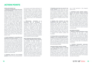 CENTRAL BIO-REFINERY HUB
1. Expanding and designating new ‘free zones’
and ‘circular field labs’ In a number of industrial
clusters, such as the harbour area, policies can be
temporarily eased to support the development of
bio-refining activities. Legislation that currently
stands in the way of the development of bio-
refinery concepts includes the ban on the use
of digestate, which is rich in nutrients (especially
phosphate), on agricultural land. This is currently
blocking an important and essential part of the
business case for anaerobic digester plants
because the current market value of digestate
is low. This legislation also affects Waternet,
which recovers phosphate from waste water (by
the precipitation of struvite crystals through the
addition of magnesium) but cannot currently
sell the reclaimed nutrients nor apply them to
agricultural land. A Green Deal, recently signed
between the Dutch Ministry of Infrastructure and
the Environment and the water boards, should,
however, lead to changes in the classification of
recovered substances under VANG and REACH
(Sloover, 2014).
2. Further developing of a sustainability fund
specified for the circular economy A circularity
fund should be financed by public and private
parties with the aim of financially supporting
innovative projects before the market provides
starting capital, private equity and bank financing.
The circularity fund can build on the experiences
of the ‘Amsterdam climate & energy fund’ (AKEF)
Sustainability Fund, which provided financing
and investments in the form of loans, guarantees
and capital shares (AKEF, 2015). The fund should
provide a solution to the financing of early stage
(usually lab- or pilot scale) projects that want to
upscale to a commercial level.
3. Establishing criteria for ‘new bio-based
products’Currently,themarketisbeinghampered
2. Rebuilding waste hubs into centres for the
circular economy Current waste hubs can be
transformed into recycling activity hives similar
to the municipal recycling platforms in Almere,
where high-value recycling is applied locally
(Municipality of Almere, 2015). This would increase
the local level of circular activities. In addition, it
would increase the knowledge of local residents
by involving them in recycling and other circular
activities.
3. Equipping street containers and waste
infrastructure with smart IT systems This
optimises reverse logistics and the share of
separated waste collection at source (Amsterdam
Connecting Trade, 2014). This can lead to a
decrease in the amount of transport needed. By
connecting information about the composition
of waste, the residual flows may be worth more.
The system can be tested on ease of use and
(financial) feasibility through small-scale pilots
in cooperation with companies, suppliers and
households.
4.Creatingvariabletaxratesfordifferentwaste
categories (in the so-called Diftar-system) In
very densely populated residential areas of urban
regions, it is more difficult to separate household
waste. By taxing grey household waste more
heavily through a differentiated tax system (Diftar)
(Drift, 2014), source separation of domestic waste
will be (financially) stimulated.
CASCADING ORGANIC RESIDUAL STREAMS
1. Creating ‘breeding grounds’ to promote
urban agriculture This increases local food
production and biomass production. In addition,
empty buildings can be used to produce food.
Examples of and initiatives in urban agriculture
are expanding rapidly. An example in Almere is
‘Agromere’, which aims to put a process in motion
that should eventually lead to a new residential
by uncertainty around quality specifications for
bio-based products. The lack of clear criteria is
currently a problem for two projects involving
the breeding of insects using organic waste with
the aim to produce proteins that can be used
as fodder in, for example, aquaculture. Growing
insects now falls under the complex regulations
of the Slaughter Act. The establishment of clear
criteria can give clarity to this underdeveloped
market.
4. Differentiating Amsterdam as an
‘(innovative) hub for bio-refinery’ A
communication strategy is required to strongly
distinguish Amsterdam from other port cities
in the field of circular economy and bio-refining
activities. The municipality can invite leading
companies to establish and further develop
their activities in Amsterdam. This can build on
existing initiatives, such as Startup Amsterdam,
with a focus on bio-refining, and be deployed
as an innovation hub. The port of Amsterdam,
together with the surrounding cities, can develop
a stimulus package and match-making services to
entice companies to locate in the region.
WASTE SEPARATION AND RETURN LOGISTICS
1. Renovating underground waste containers
The renovation of waste containers, in
Amsterdam-West, for example, can lead to an
improvement in the share of source separated
waste. The suggestion is to equip existing and
new containers with the ability to separate fruit
and vegetable waste in addition to the current
separation of paper and glass. A container
replacement campaign is being rolled out in
Amsterdam West over the next three years. This
modernisation could act as an incentive for local
SMEs and for metal- and installation companies in
particular. New requirements for separate waste
collection can also be included in procurement
criteria for the municipal waste infrastructure.
area in which agriculture is fully integrated
(Jansma, 2015).
2. Stimulating locally produced products,
biomass and nutrition through purchasing
policy Local production of biomass and food
reduces the need for transport, benefitting the
environment (PBL, 2014). One of the sources for
wood is green areas of the city (City of Amsterdam,
2014a). To increase the production of biomass
at the municipal green facilities, a more holistic
approach to the management of municipal green
and waste is required. Public green spaces can be
used for the growing of special species of plants
(e.g. shrubs) (Urgenda, 2015) that are specially
bred to grow quickly, produce more biomass, take
in more CO2
, save more rain water and absorb
more particulates.
RECOVERING NUTRIENTS
1. Realising an integrated phosphate strategy
The municipality can help realise a closed
phosphate cycle. The municipality ought to
encourage industrial symbiosis and technological
innovation in order to achieve this. Residual
streams containing phosphate should be matched
up with parties with a demand for phosphate. First
steps in this direction have already been taken
in projects that involve AEB, ICL and Waternet,
among others.
2. Promoting decentralised waste-water
management systems This enables the local
recovery of heat, energy and resources. Research
done in Buiksloterham has shown how the urban
environment can be set up at a neighbourhood
level to allow decentralised reception of waste
and water (Amsterdam Smart City, 2015). It should
include, for instance, the separation of waste
water types (grey, yellow and black water) and the
local valorisation these streams. The municipality
can build on this research.
ACTION POINTS
6564
 