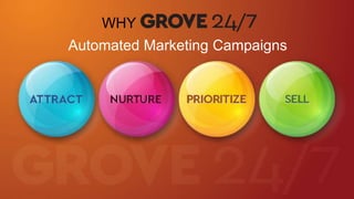 Automated Marketing Campaigns
WHY
 