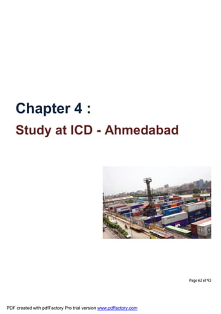 Page 62 of 92
Chapter 4 :
Study at ICD - Ahmedabad
PDF created with pdfFactory Pro trial version www.pdffactory.com
 
