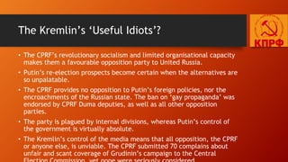The Communist Party of the Russian Federation | PPTX