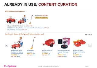ALREADY IN USE: CONTENT CURATION
Sven Krüger - Artificial Intelligence and the Future of Marketing - 22.06.2017
 