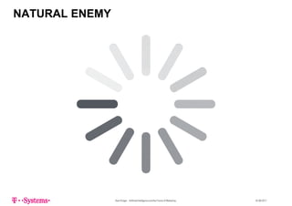 NATURAL ENEMY
Sven Krüger - Artificial Intelligence and the Future of Marketing - 22.06.2017
 