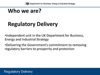 RIA in the context of regulatory policy and governance: UK | PDF
