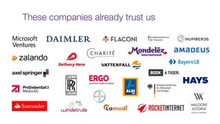 These companies already trust us
 