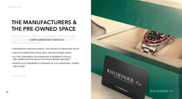 watchfinder warranty