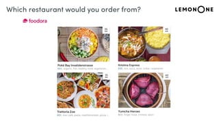 Which restaurant would you order from?
 
