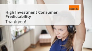 High Investment Consumer
Predictability
Thank you!
 