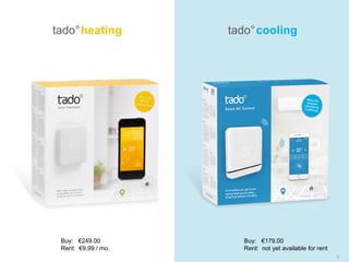 tado°heating tado°cooling
Buy: €249.00
Rent: €9.99 / mo.
Buy: €179.00
Rent: not yet available for rent
6
 
