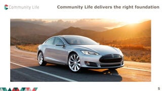 Community Life delivers the right foundation
5
 