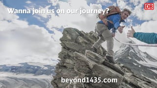 Wanna join us on our journey?
beyond1435.com
 