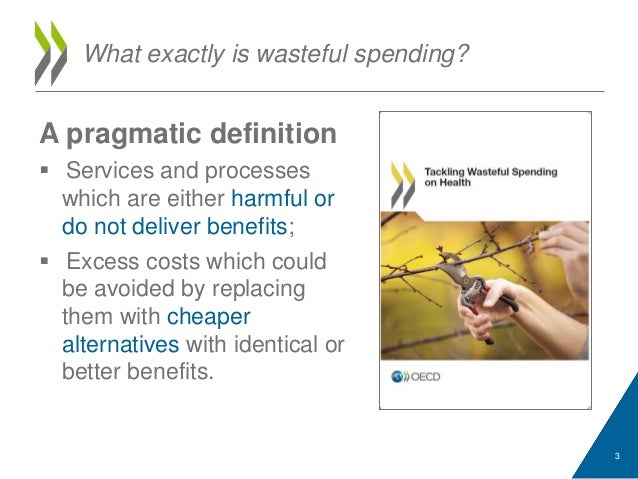 Wasteful spending - Chris James, OECD