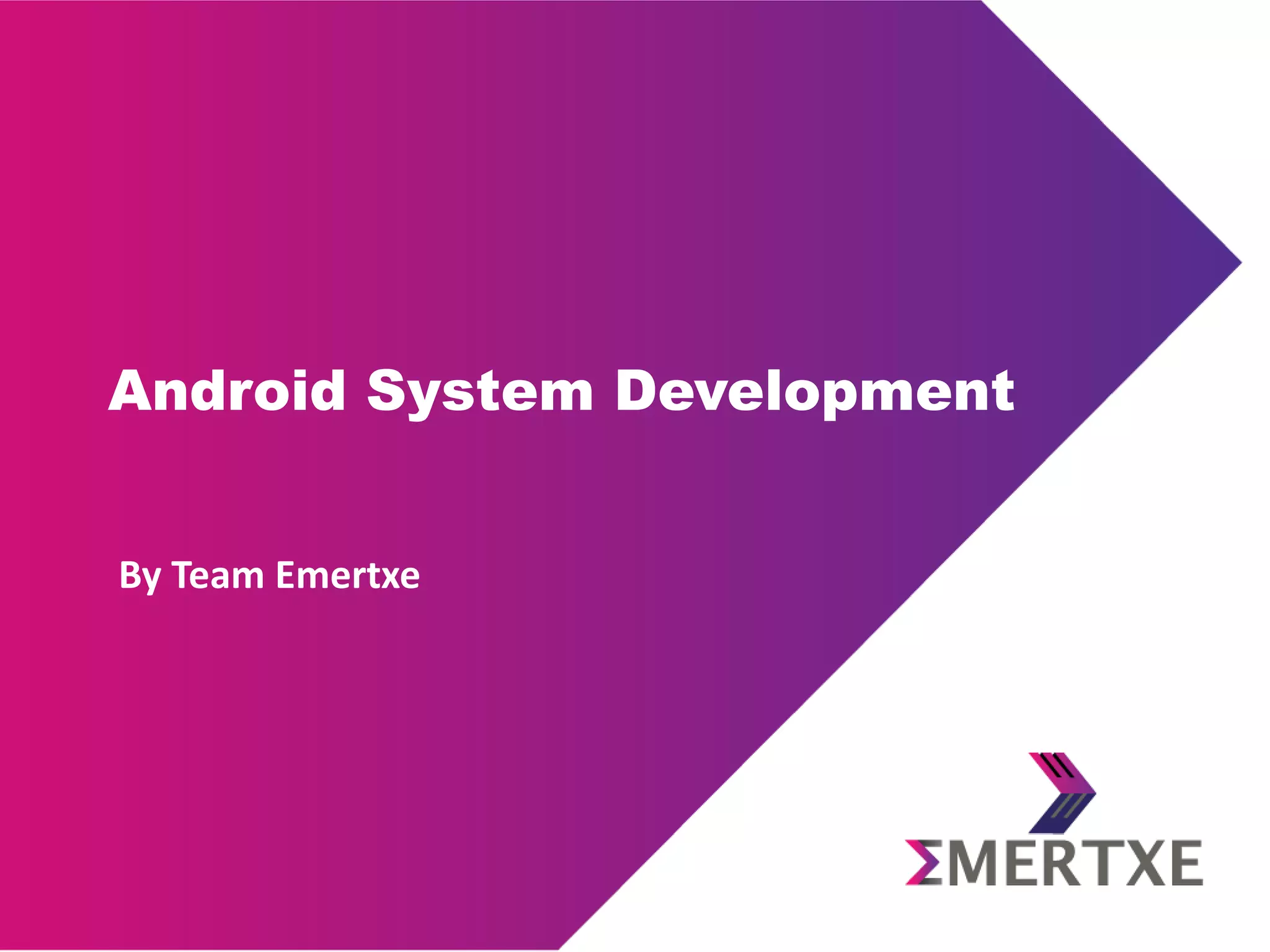 Embedded Android : System Development - Part I | PDF | Operating ...