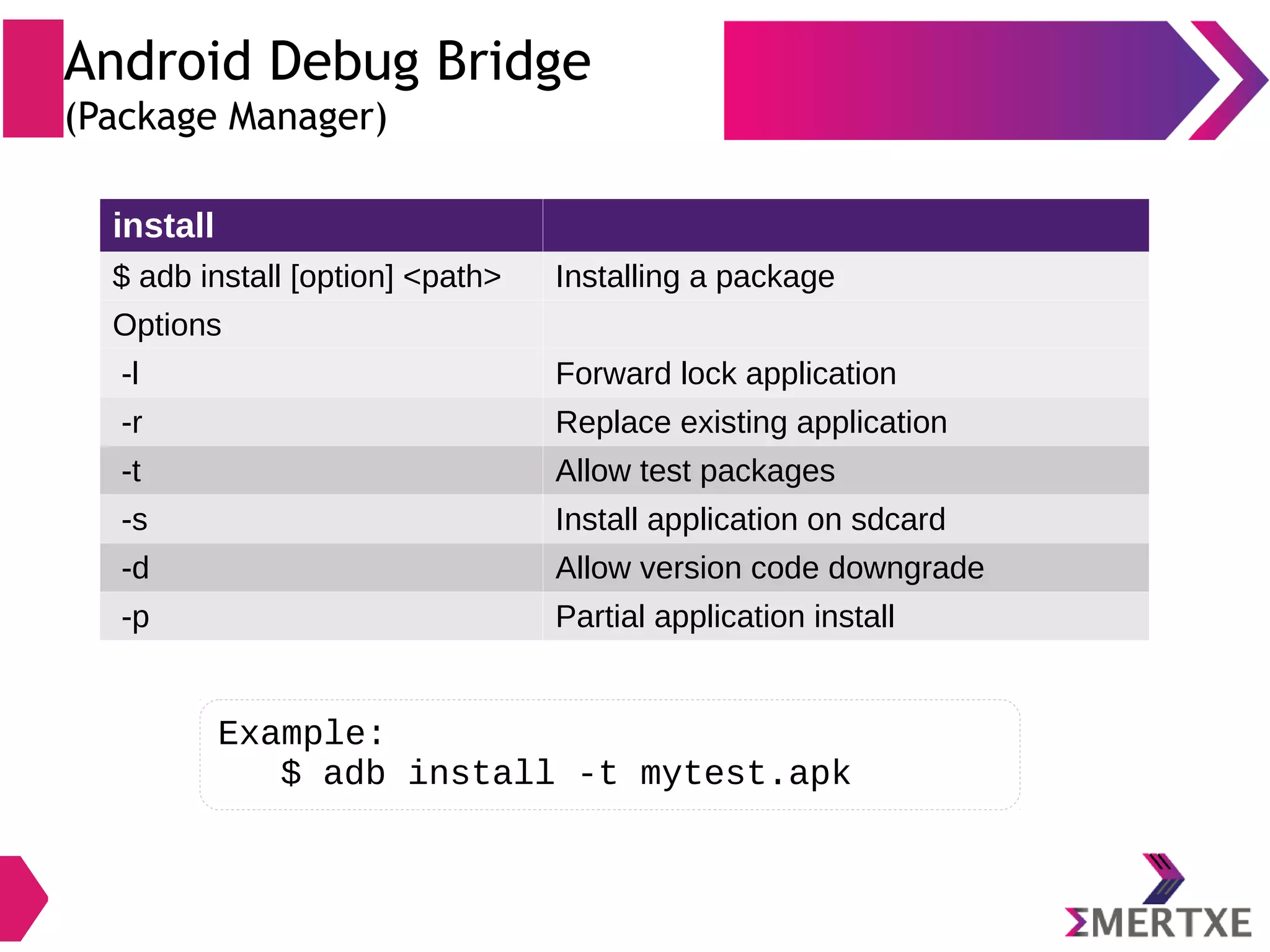 Boot Sequence (Embedded) Boot ROM (from ROM) Power-on 1st stage Bootloader (from SRAM) Kernel boot 1. Board specific bootloader 2. Initialize minimal hardware 3. Load first stage bootloader (MMC, SPI flash) in SRAM 1. Initialize DRAM, NAND, SPI controller 2. Load 2nd stage bootloader 2nd stage Bootloader (from RAM) 1. Example U-boot or Barebox Initialize other hardware (USB, NW) 2. Load Kernel image and Ramdisk 1. Mounts RFS 2. Executes /sbin/init program 