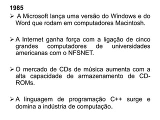 D1 - Marcos Rodrigues Saúde - Informática Aplicada a Administração - Aula 01 - Resumo Histórico