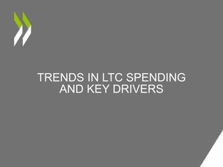 TRENDS IN LTC SPENDING
AND KEY DRIVERS
 